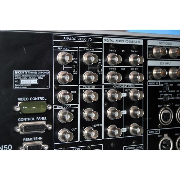 SDI Broadcast Sony DSR-2000P DVCAM DV MiniDV Digital Tape Recorder